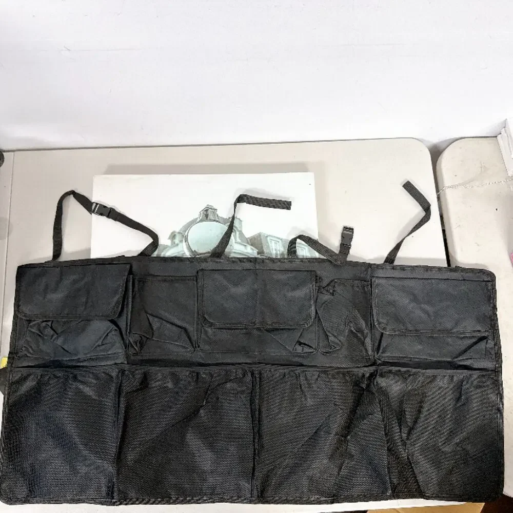 Universal Multi-Pocket Car Rear Seat Storage Bag, Trunk Hanging Organizer
